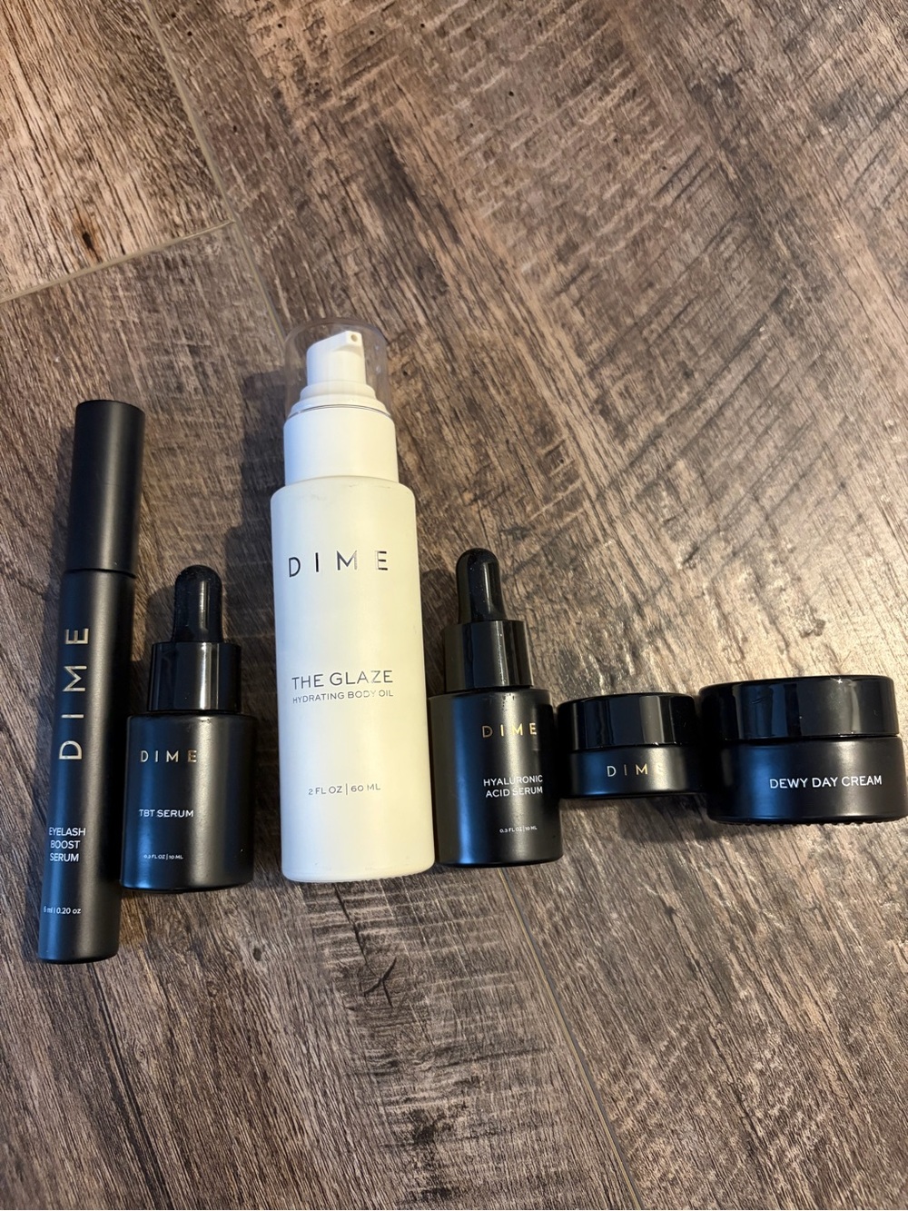 Dime skin care bundle set serum